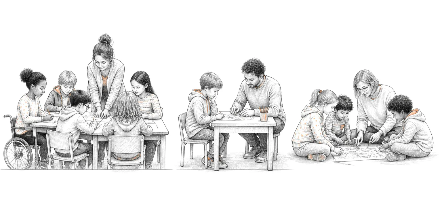 Gemeinsamer Unterricht, Einzelförderung, kleine Lerngruppe
